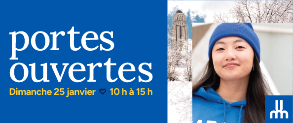 Portes ouvertes - Hiver 2026